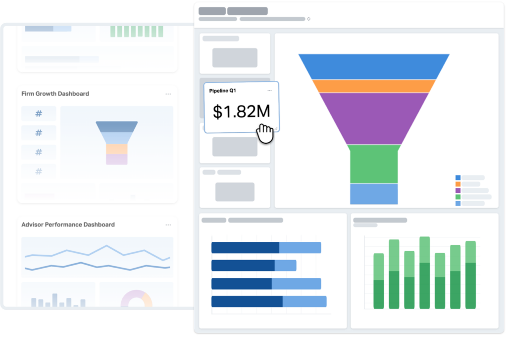 Customizable Dashboards in Wealthbox