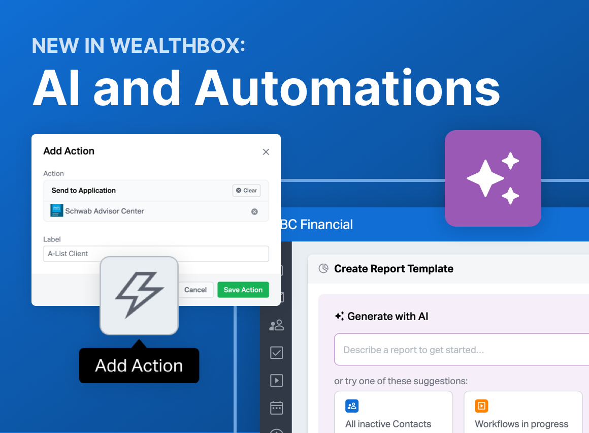 New in Wealthbox: AI and Automations